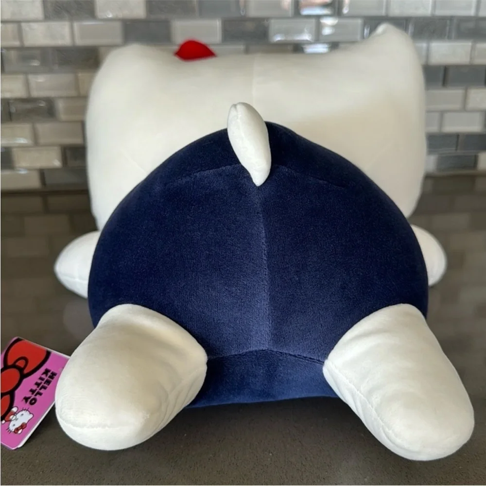 Hello Kitty Plush with Red Bow and Navy Outfit
